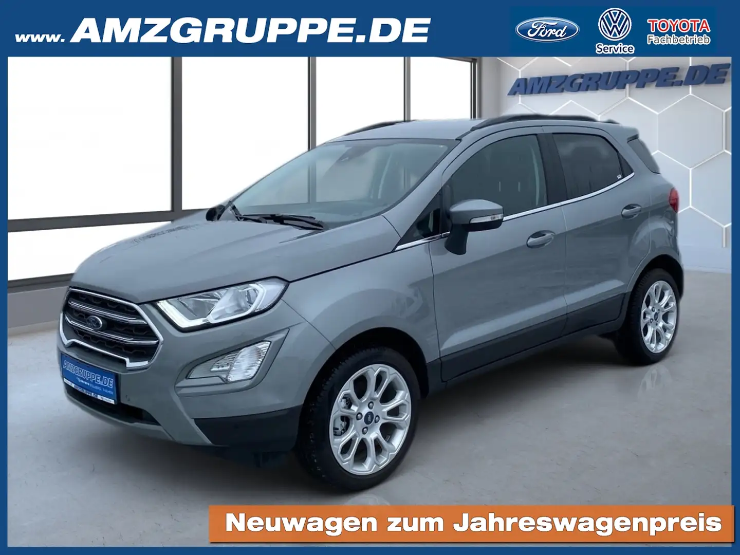 Ford EcoSport 1.0 EB Titanium 5J.*Gar.+Assist+Technik+Winterpak Silber - 1