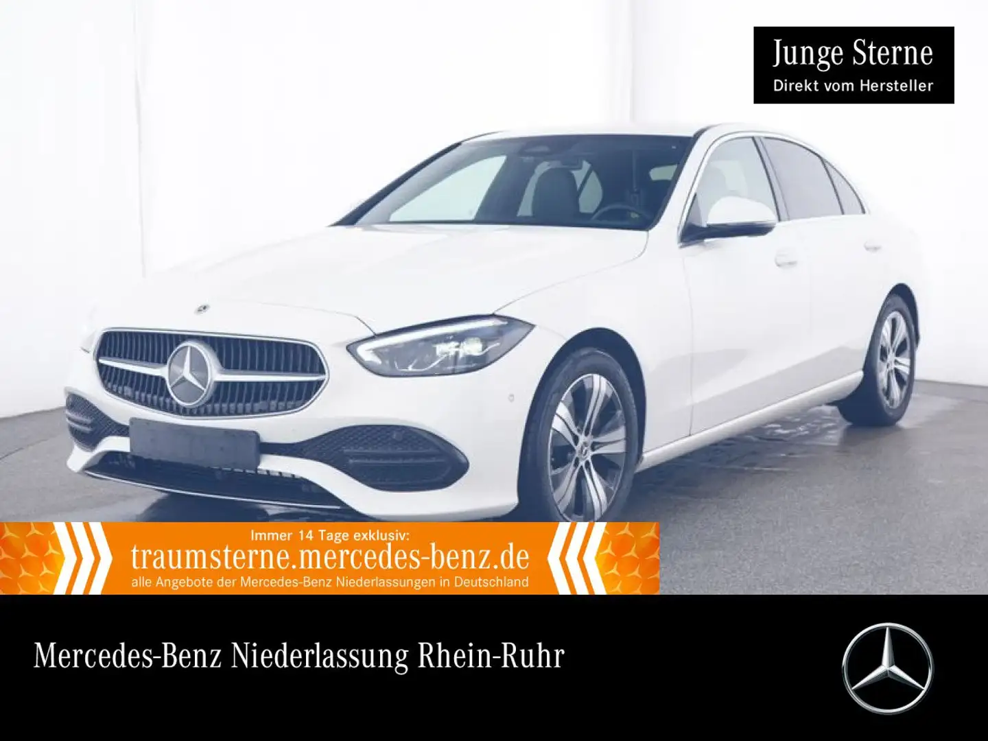 Mercedes-Benz C 180 AVANTG+AHK+LED+KAMERA+KEYLESS+9G Weiß - 1