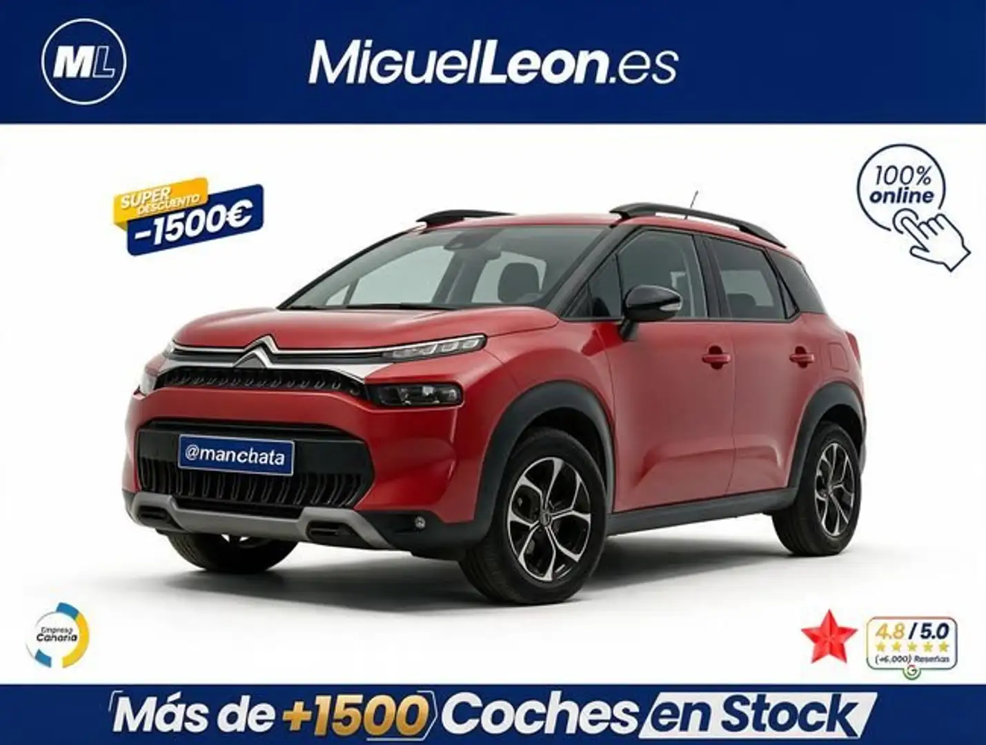 Citroen C3 Aircross Puretech S&S Plus 110 Rojo - 1