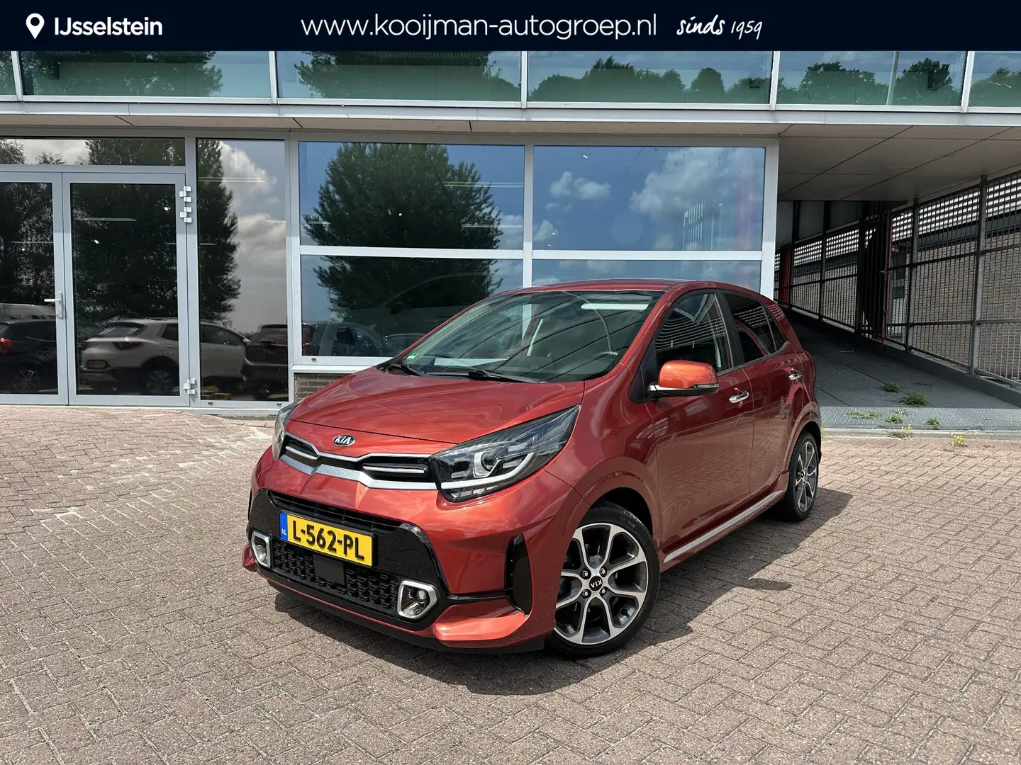 Kia Picanto 1.0 DPi GT-Line 1E EIGENAAR | DEALERONDERHOUDEN | Oranje - 1