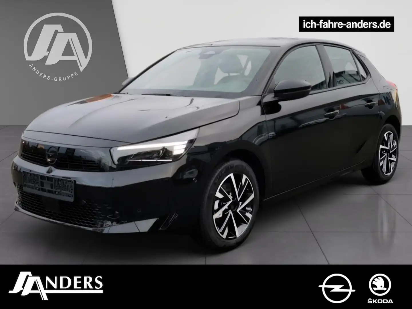 Opel Corsa F 1.2 Turbo GS LED+PDC+SHZ+AUT+Facelift Schwarz - 1