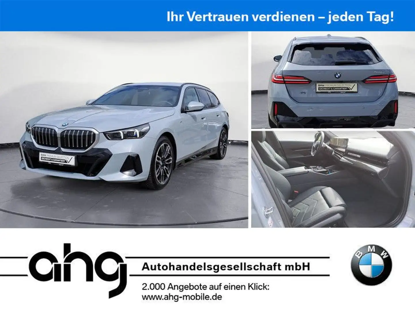 BMW 520 d Touring M Sportpaket Komfortsitze Standheiz Grau - 1