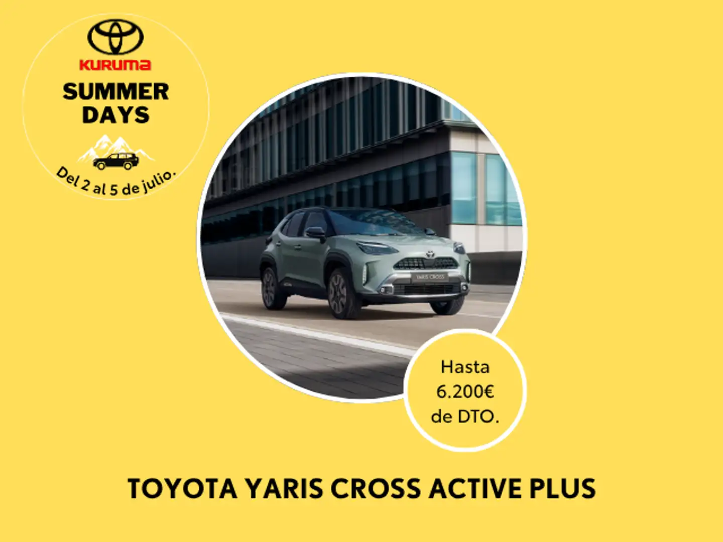 Toyota Yaris Cross 120H Active Plus Negro - 1
