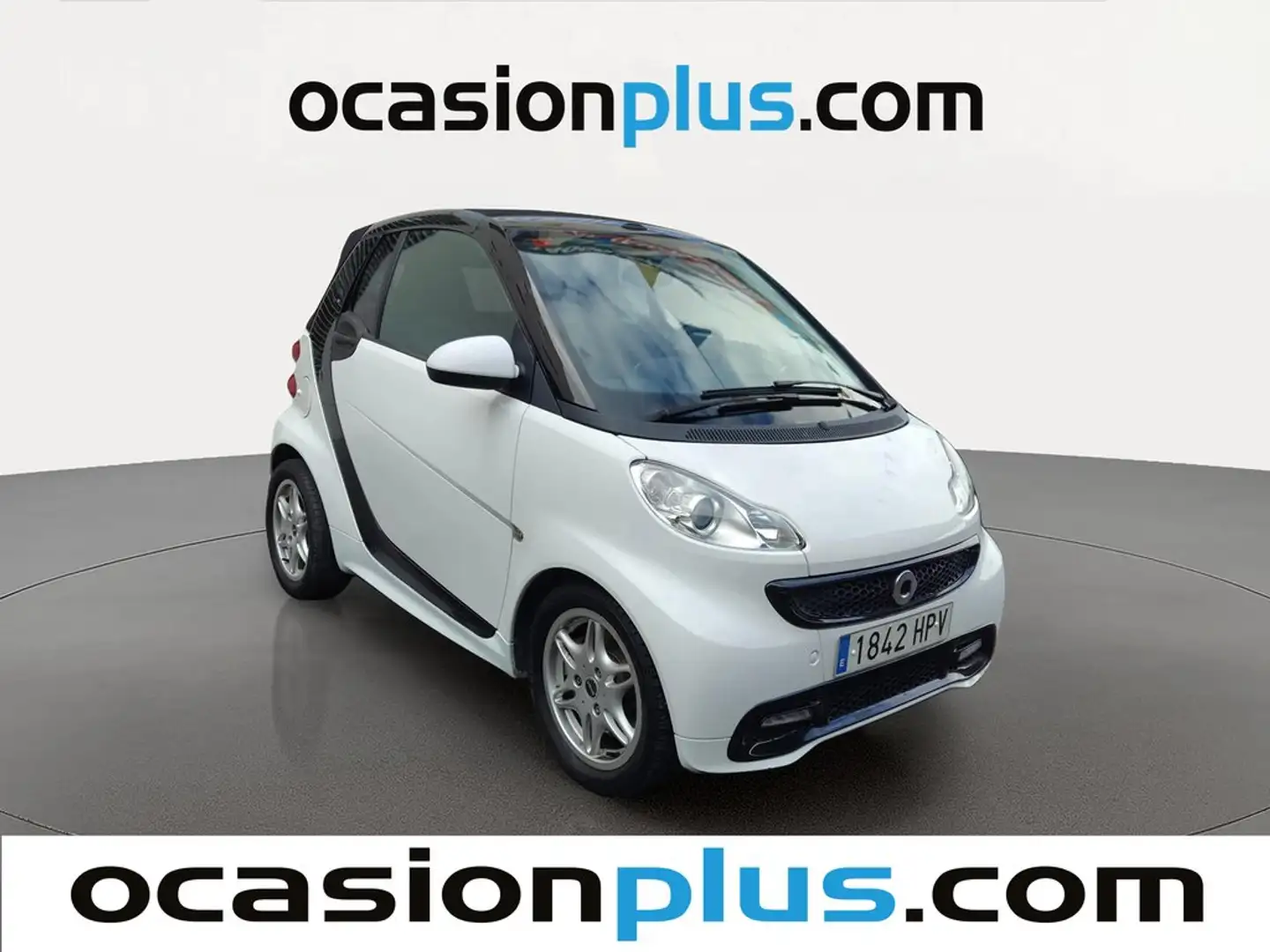 smart forTwo Cabrio 52 mhd Pure Aut. Blanco - 2