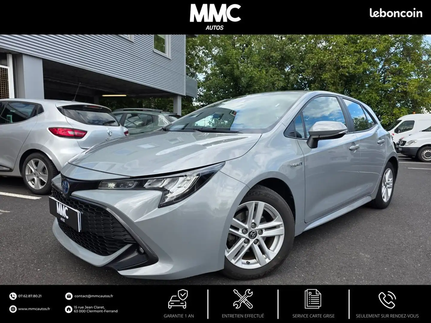 Toyota Corolla HYBRIDE MY21 122h Gris - 1