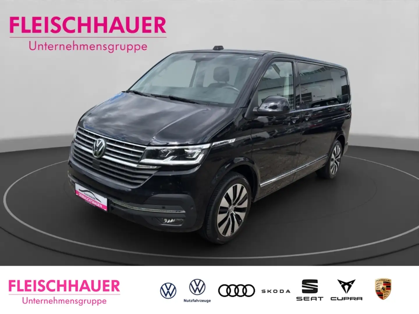Volkswagen T6.1 Multivan Generation Six 4MOTION 2.0 Zwart - 1