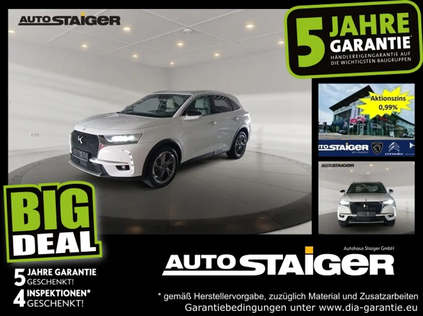 DS Automobiles DS 7 Crossback DS7 Crossback E-Tense Rivoli *Leder*Navi* White - 1