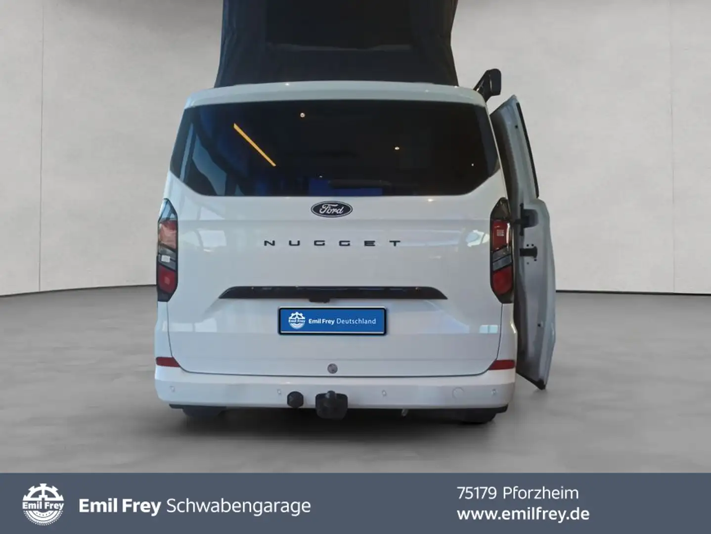 Ford Tourneo Custom Nugget 320 L1 VA Titanium 110 kW, 4 Blanc - 1