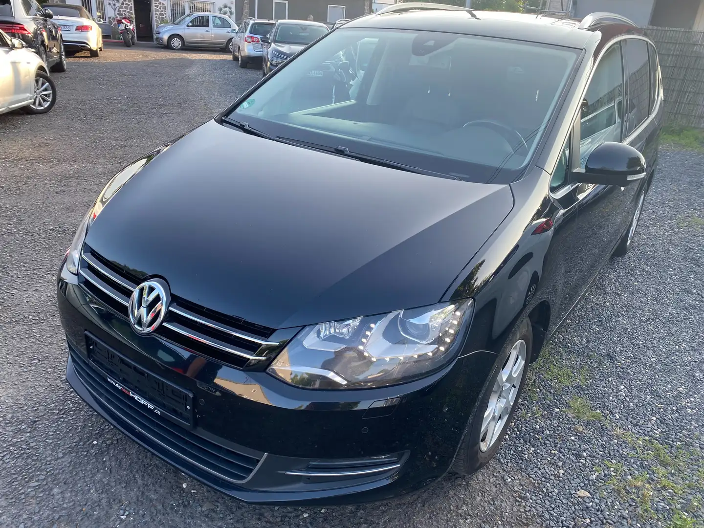 Volkswagen Sharan Highline Automatik DSG mit Gasanlage LPG Schwarz - 1