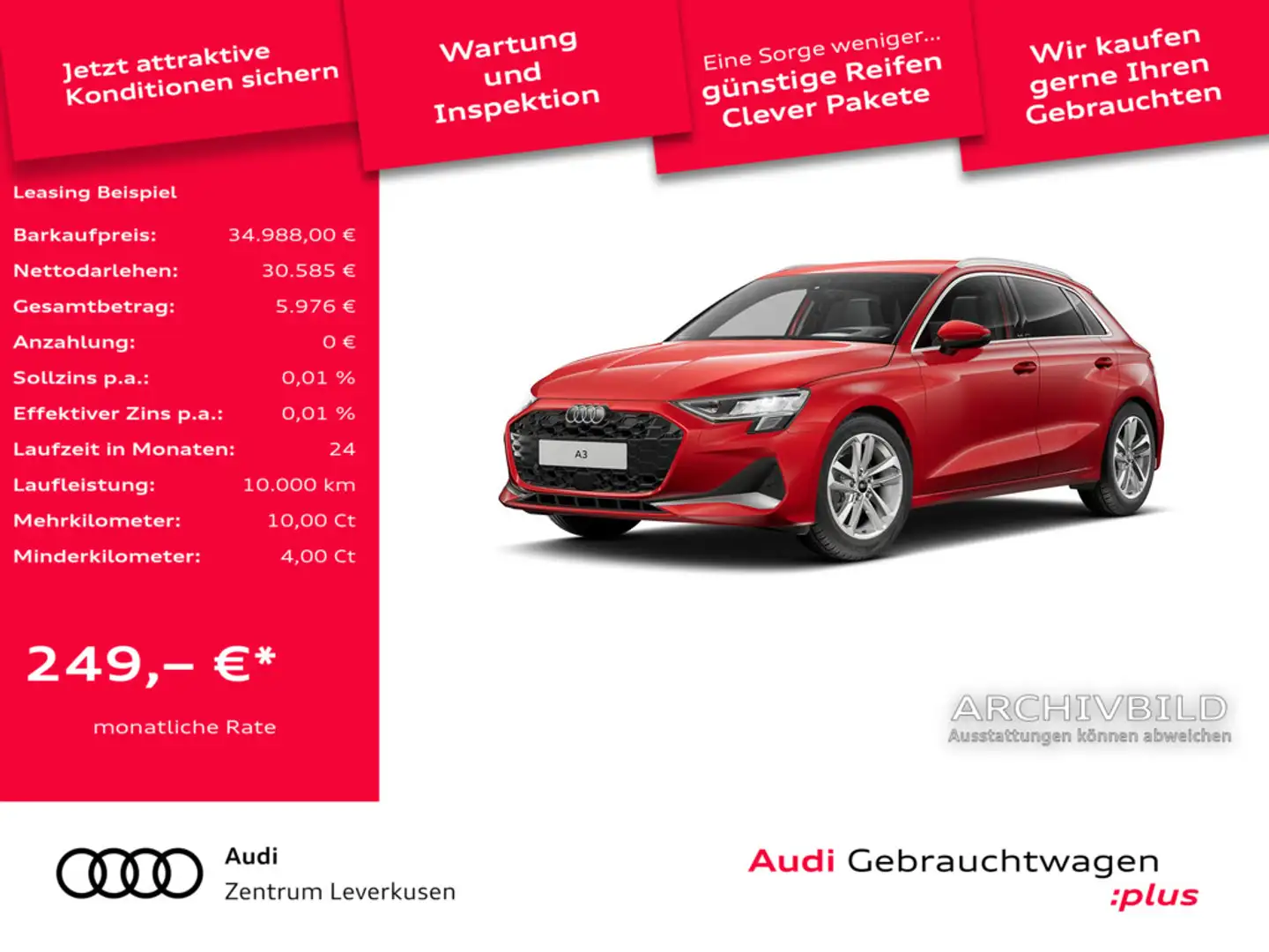 Audi A3 LED SONOS AHK SHZ HUD Noir - 1