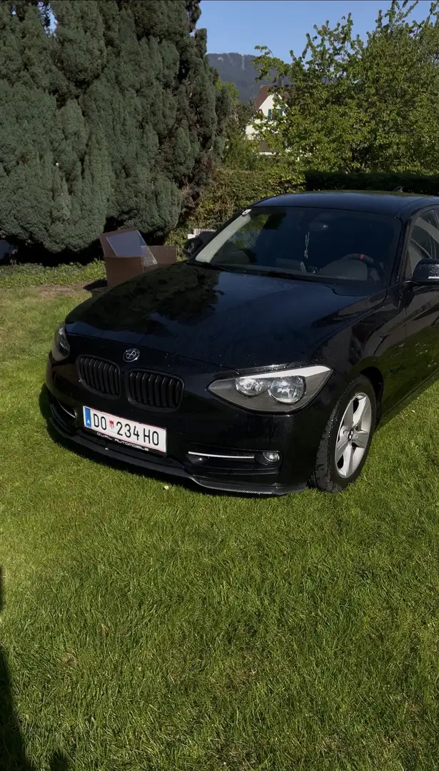 BMW 116 6000€ VHB Schwarz - 1