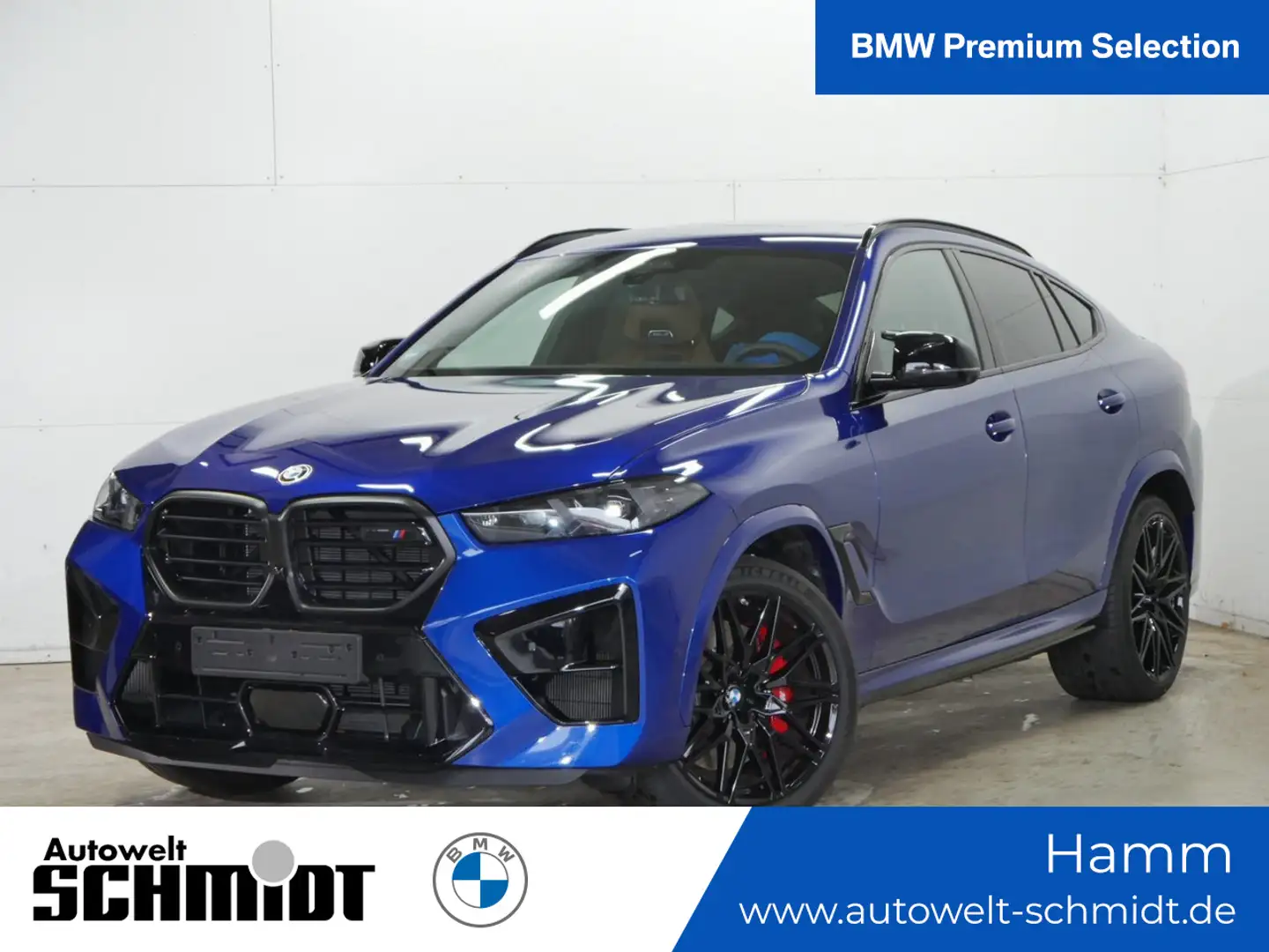 BMW X6 M Competition +Travel Paket +Innovationspaket Blau - 1