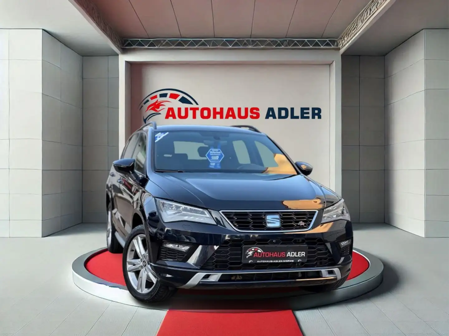 SEAT Ateca 2.0 TDI FR*1HD*19%*AUTOM*360*NAV*2SH*CARPL Schwarz - 1