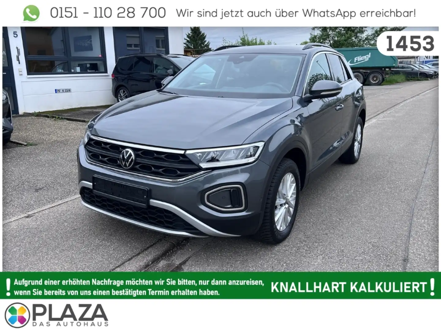 Volkswagen T-Roc 1.0TSI Life DC LED NAVI SHZ PDC DAB Grau - 1