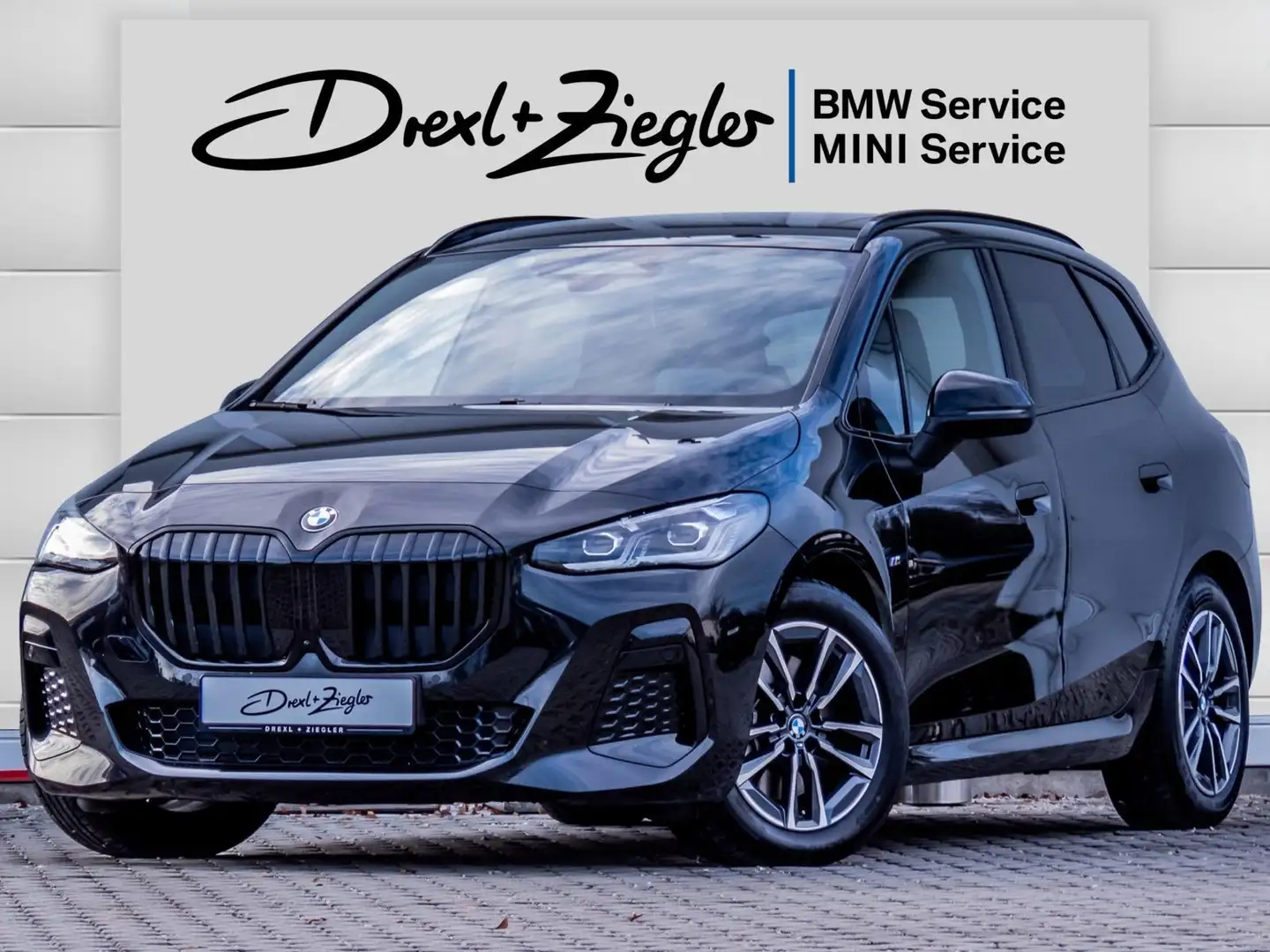 BMW 223 223i Active Tourer M-Sport ACC AHK GSD HuD KoZg Чорний - 1
