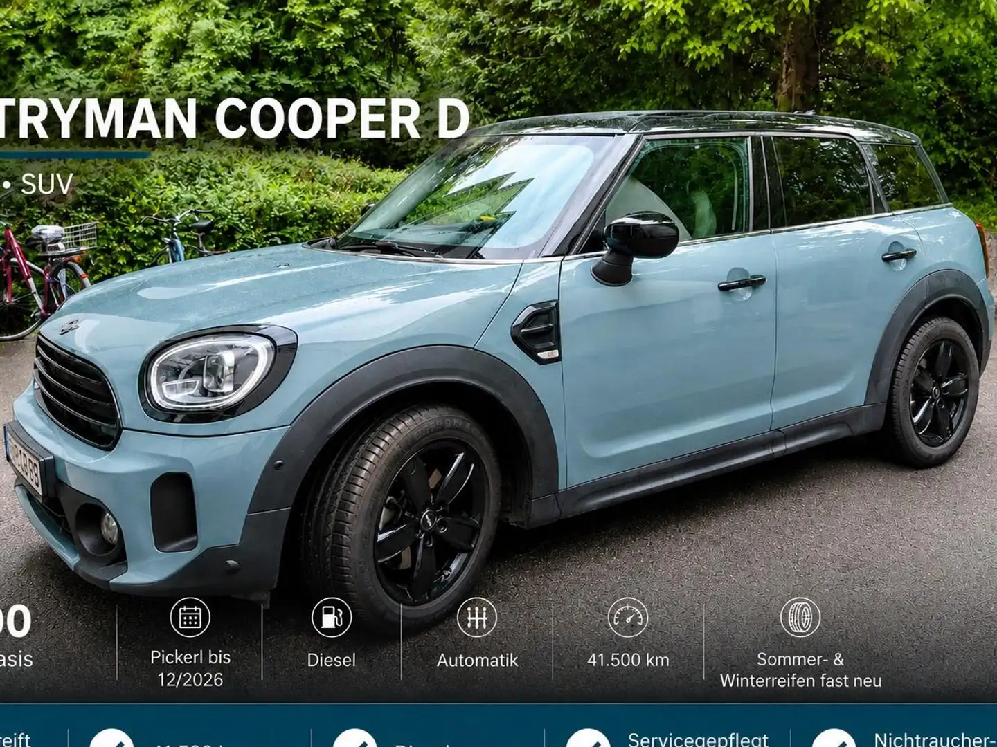 MINI Cooper D Countryman MINI Countryman Cooper D Aut. Cooper D Grün - 1