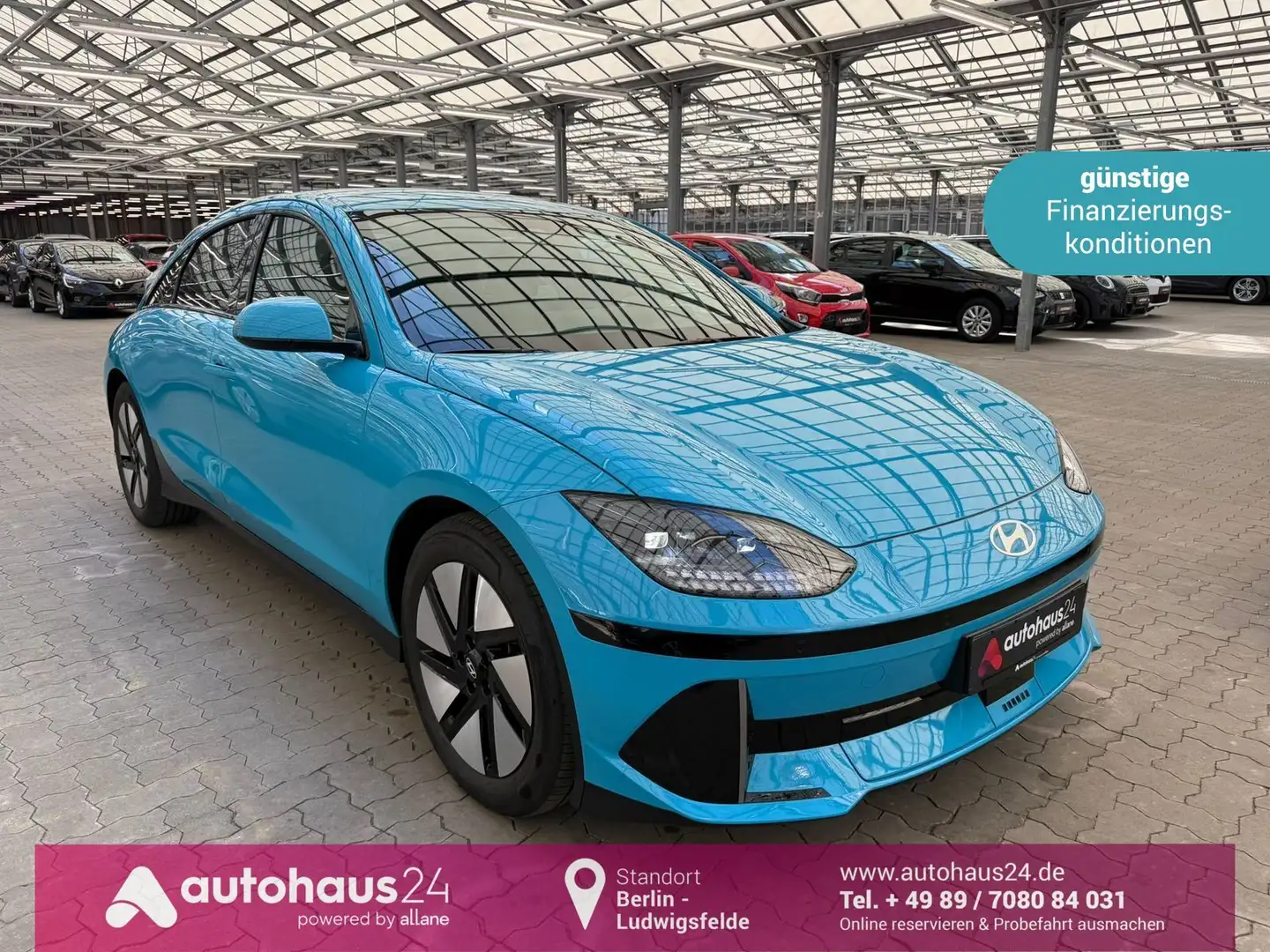 Hyundai IONIQ 6 Techniq  Matrix-LED|HeadUp|Kamera Blau - 1