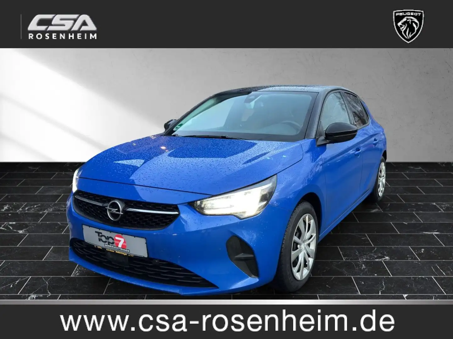 Opel Corsa e Edition LED Klima Einparkhilfe el. Fenster Blau - 1