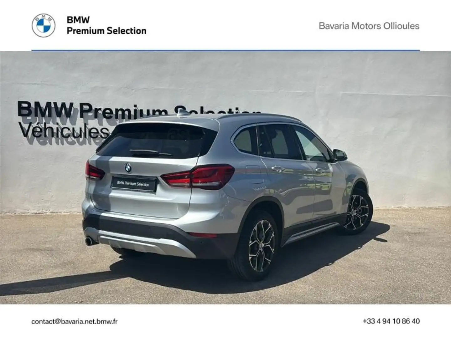 BMW X1 sDrive18iA 136ch xLine DKG7 Argent - 2