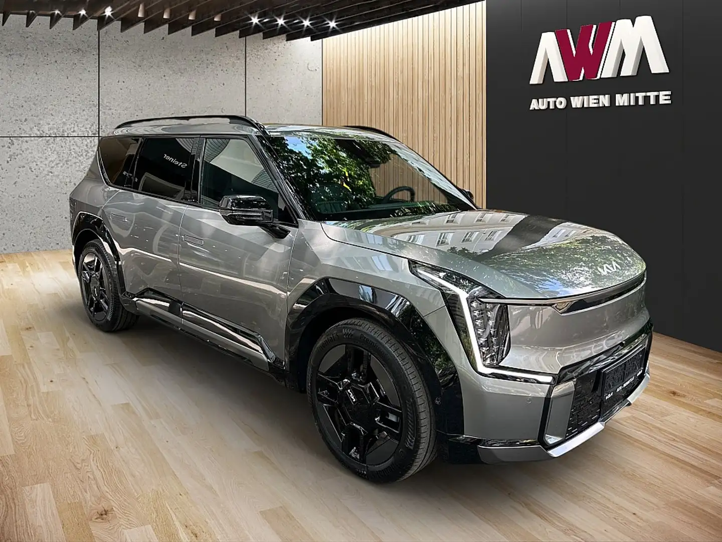 Kia EV9 AWD 99.8kWh GT-Line Aut.| AUTO WIEN MITTE Grau - 2