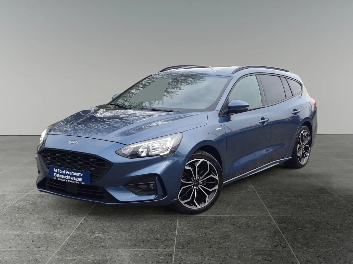 Ford Focus 1.0 EcoBoost Hybrid ST-Line S/S Blau - 1