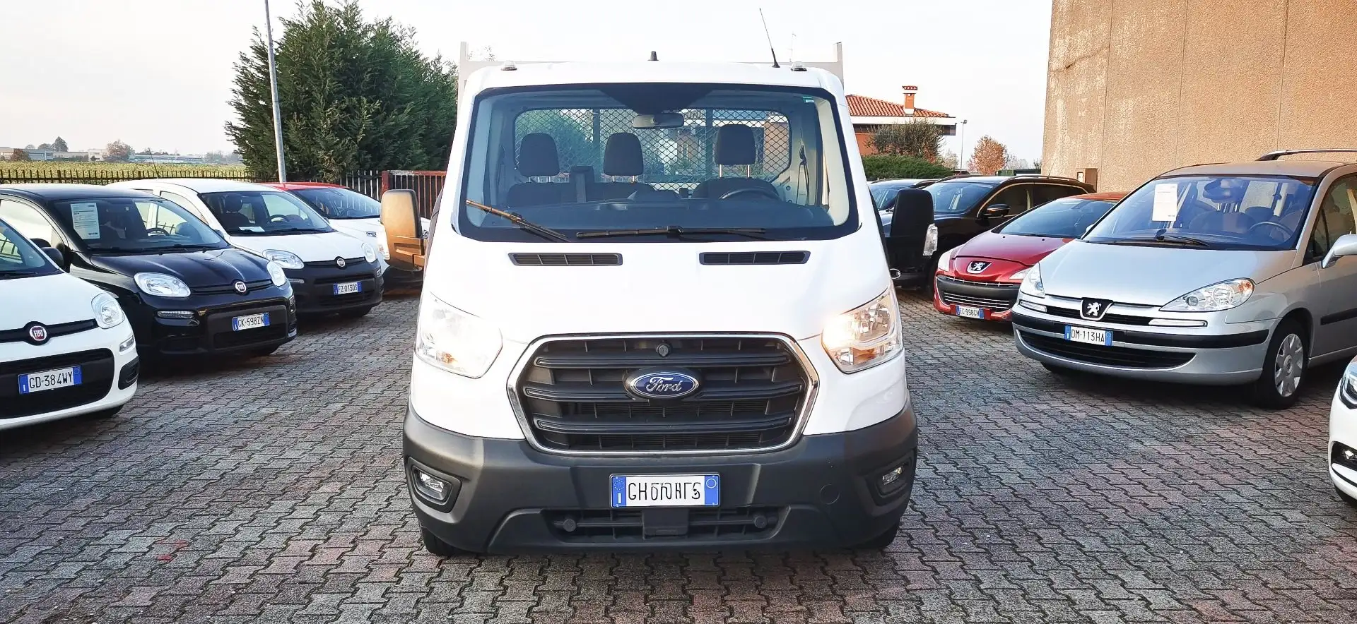 Ford Transit 350 2.0 EcoBl.130CV PL Cassonato Trend- PREZZO+IVA Bianco - 2