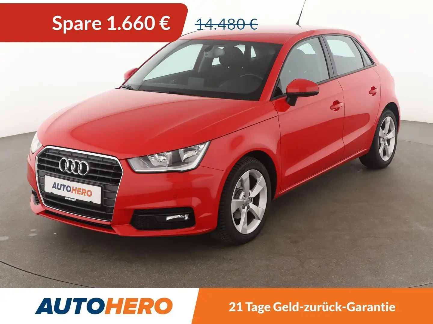 Audi A1 1.0 TFSI Sport *PDC*NAVI*TEMPO*SHZ* Rot - 1