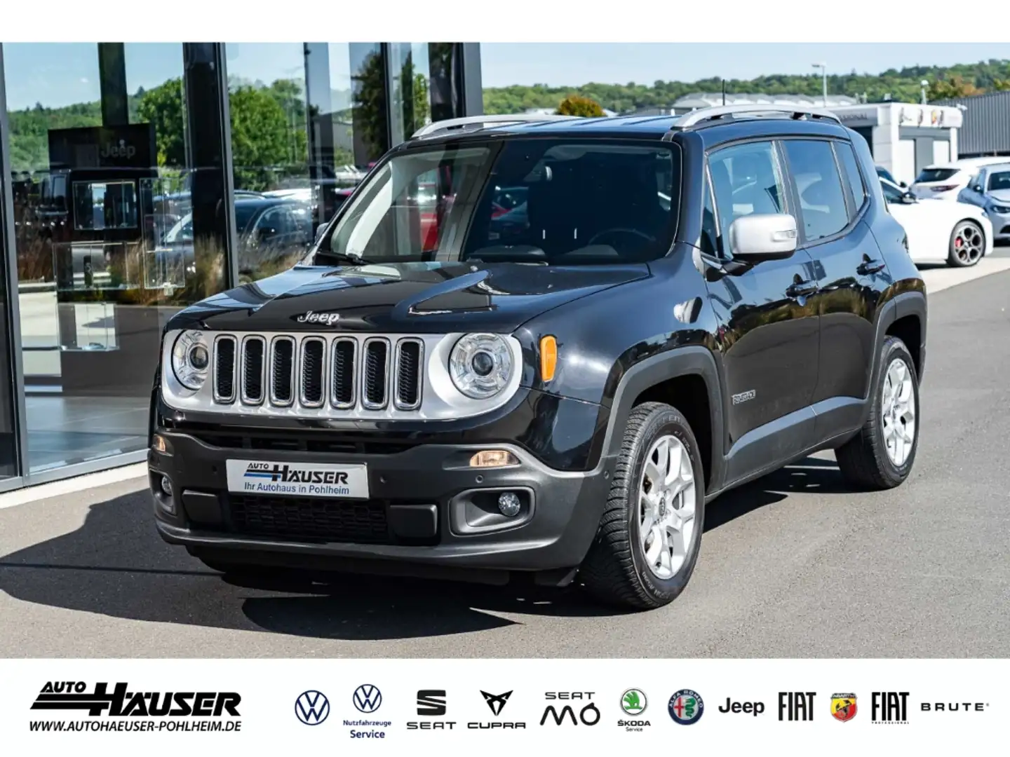 Jeep Renegade Limited 1.4 MultiAir 4x2 NAVI KAMERA PARK BI-XENON Zwart - 1