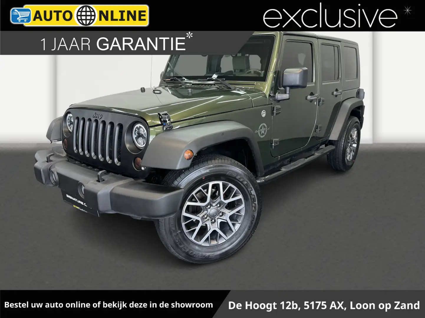Jeep Wrangler Unlimited 3.8 High Sport✅Airco✅Cruise Control✅Acht Vert - 1