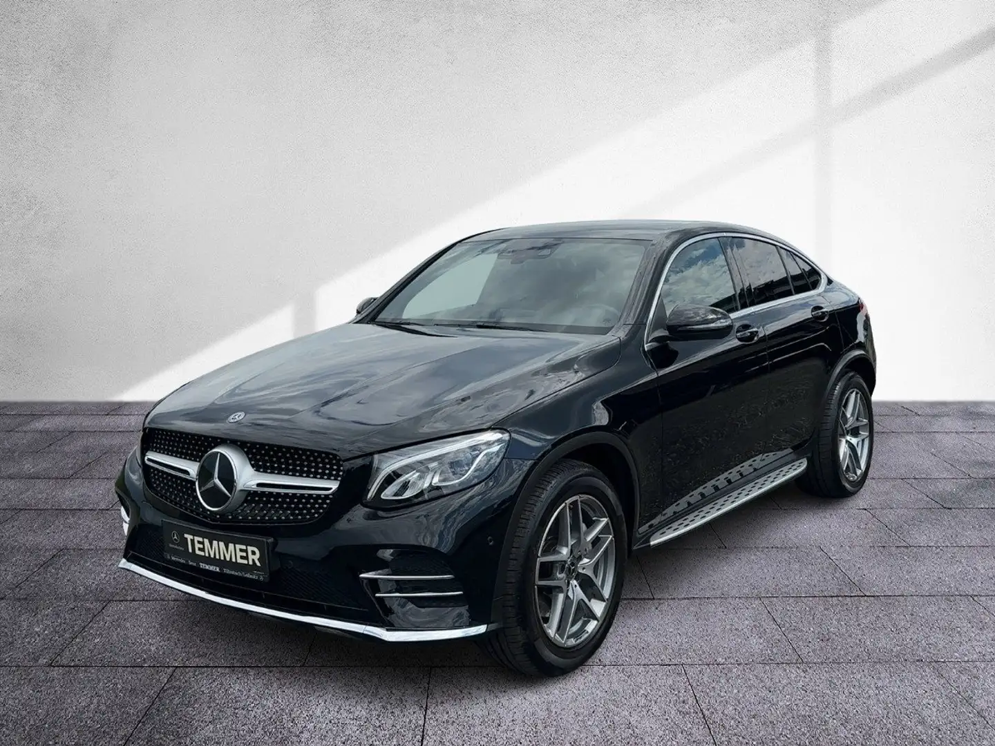 Mercedes-Benz GLC 250 d 4M Coupé AMG Distr LED Burmester Schwarz - 2