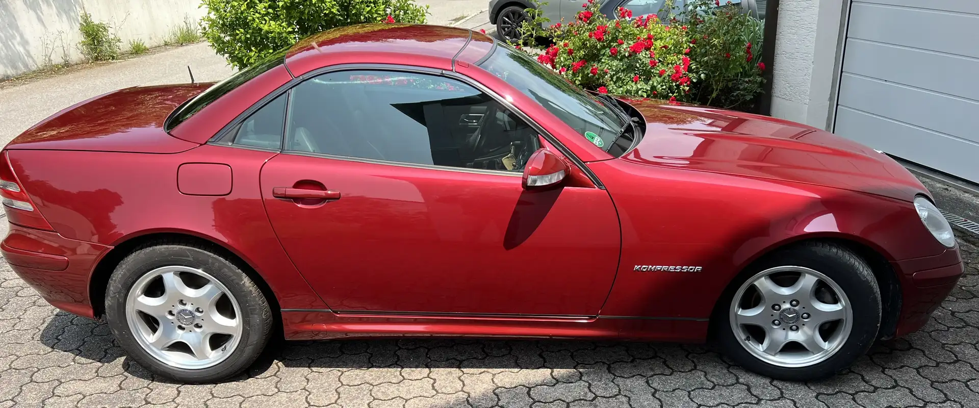 Mercedes-Benz SLK 230 Kompressor, 2002, 32000km, TÜV&Service neu Rot - 1