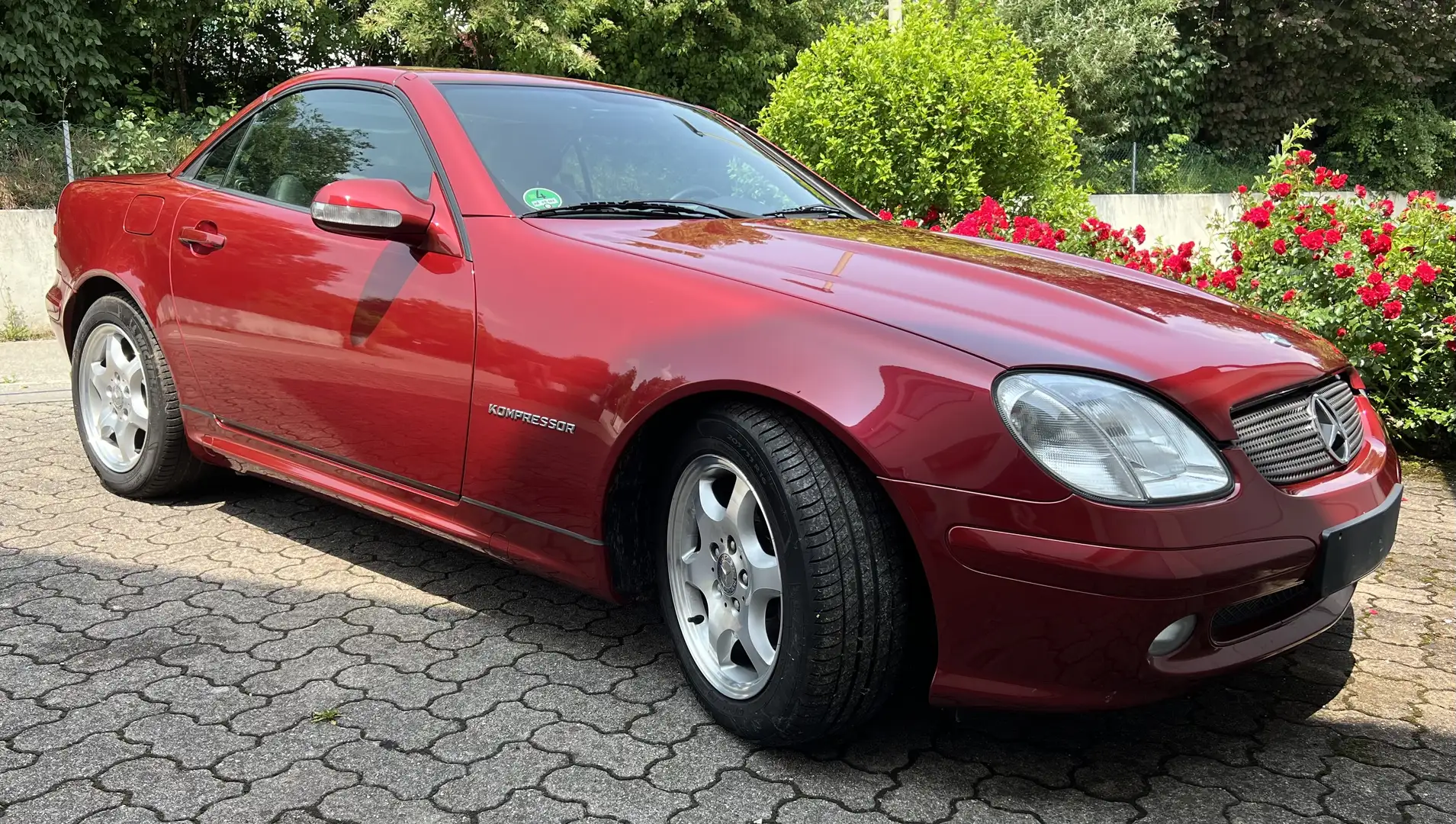 Mercedes-Benz SLK 230 Kompressor, 2002, 32000km, TÜV&Service neu Rot - 2