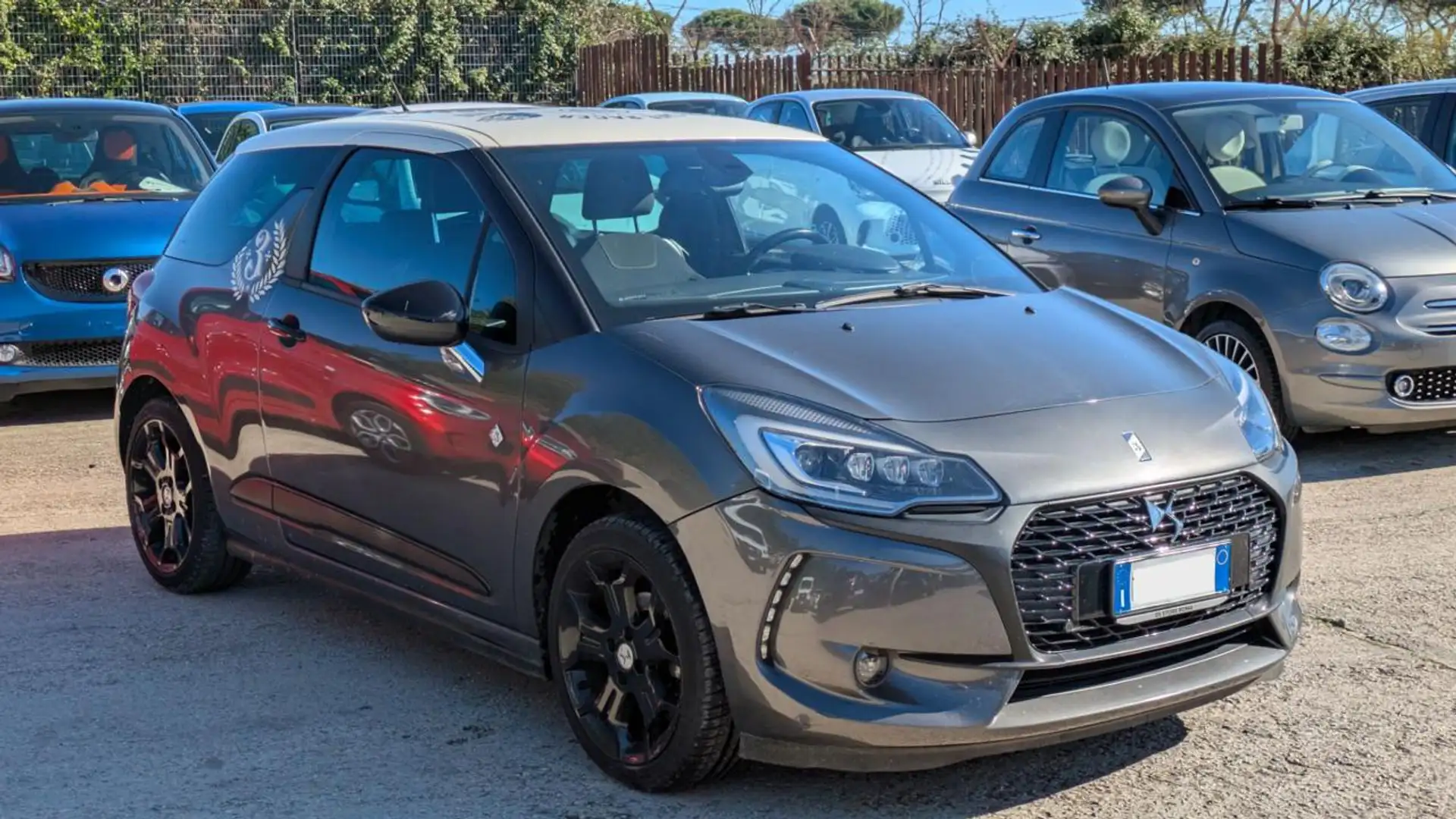 Citroen DS3 1.2cc 110cv CRUISE CONTROL TELECAM CLIMA AUTO Grigio - 2