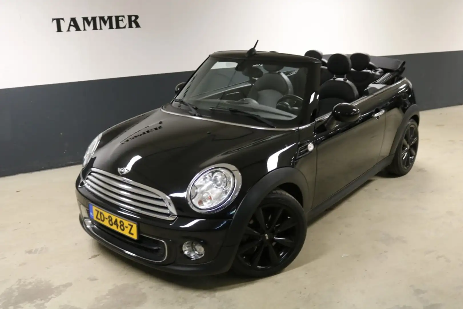 MINI Cooper 1.6 Cooper Chili HALF LEER-NAVI-NETTE AUTO Zwart - 2