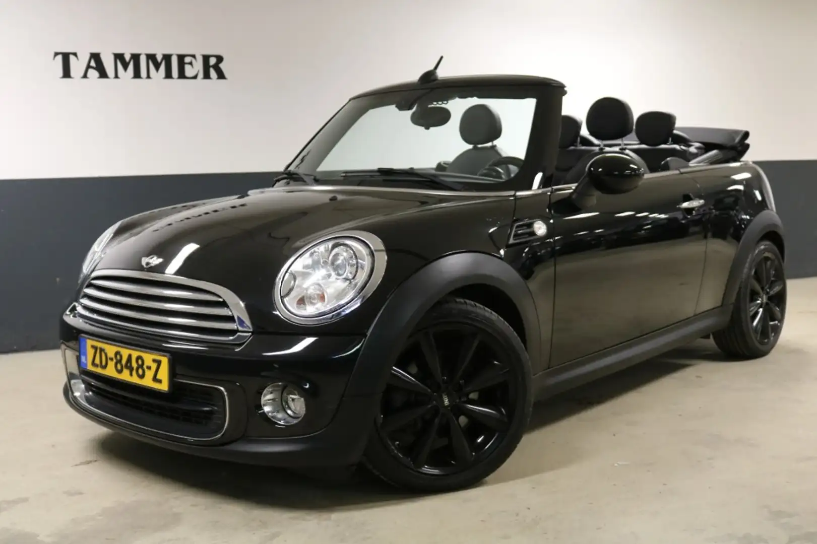 MINI Cooper 1.6 Cooper Chili HALF LEER-NAVI-NETTE AUTO Zwart - 1