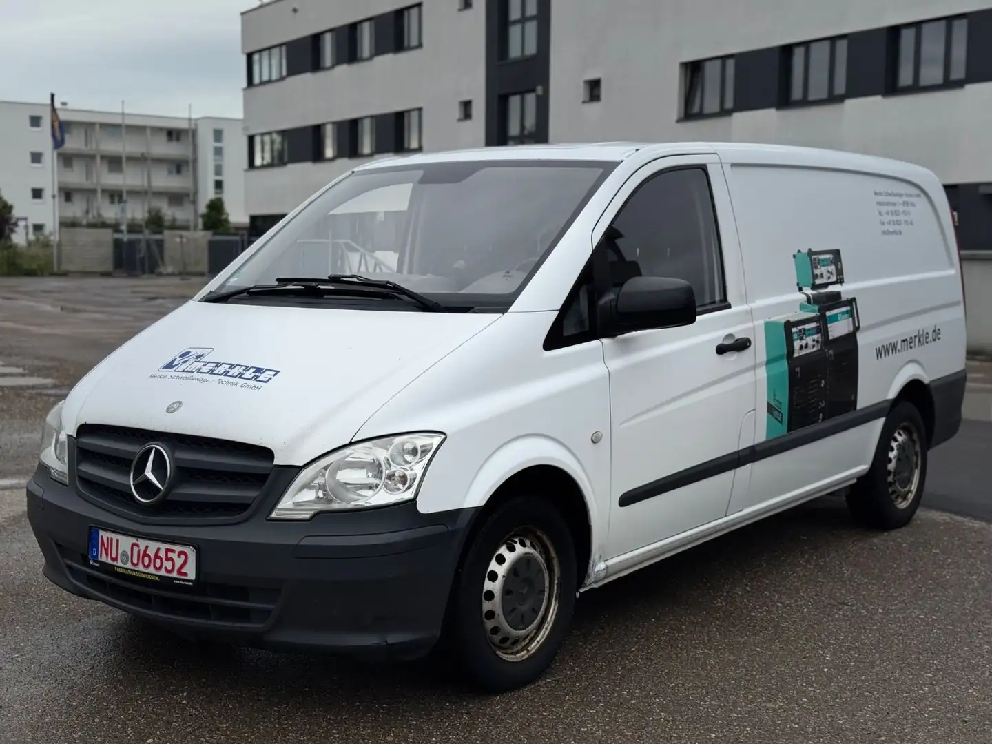 Mercedes-Benz Vito Kasten 122CDI lang 3.0 V6 Klima Automatik Blanc - 1