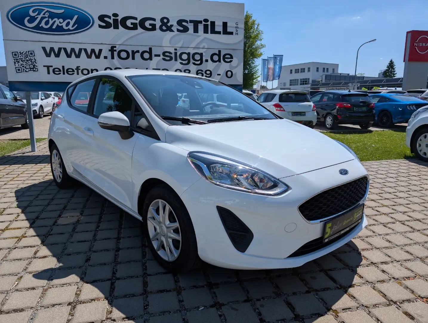 Ford Fiesta 1.0 EcoBoost Cool&Connect KLIMA*LED*SPUR Blanco - 2