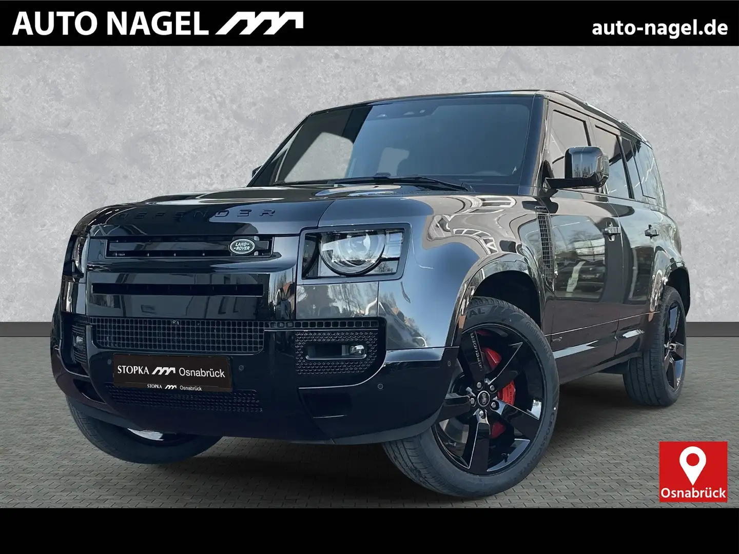 Land Rover Defender Defender 110 P425 X V8 22" AHK Matrix-LED Pano Grigio - 1