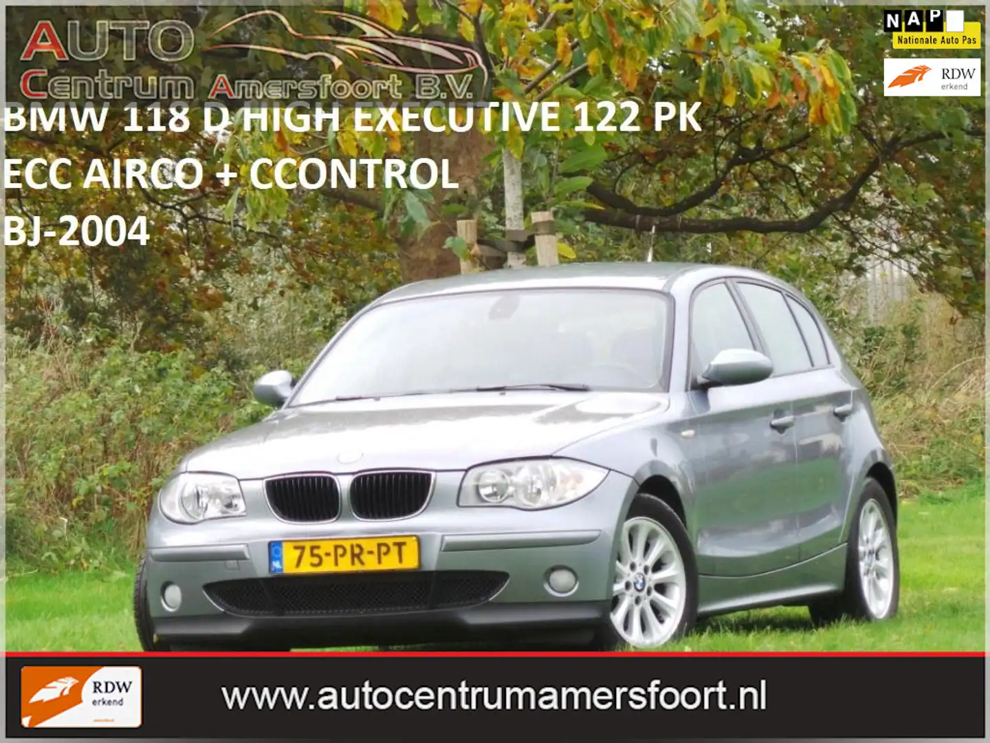 BMW 118 1-serie 118d High Executive ( INRUIL MOGELIJK ) Mavi - 1