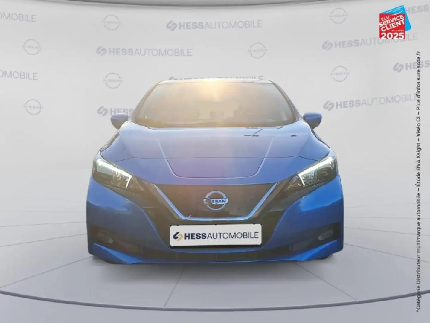 Nissan Leaf 217ch e+ 62kWh N-Connecta 21 Sieges chauf GPS Camera Bleu - 2