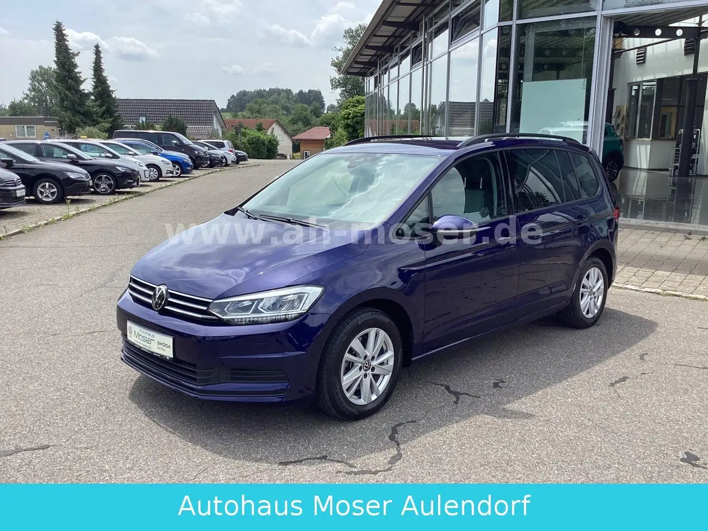Volkswagen Touran 1.5 TSI DSG Comfortline 7-Sitzer/Standhzg Blau - 1