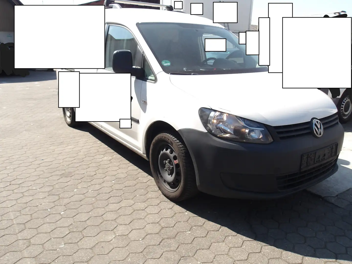 Volkswagen Caddy 2.0 EcoFuel Blanc - 1