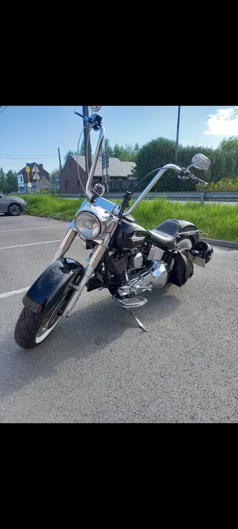 Harley-Davidson Fat Boy Zwart - 1