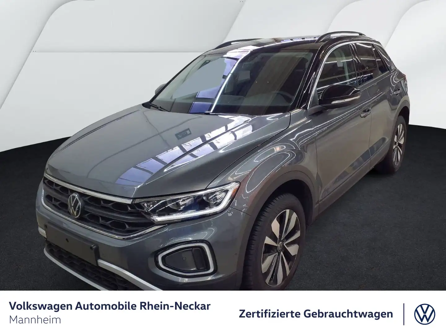 Volkswagen T-Roc 2.0 TDI GOAL DSG Navi AHK Kamera uvm Grau - 2