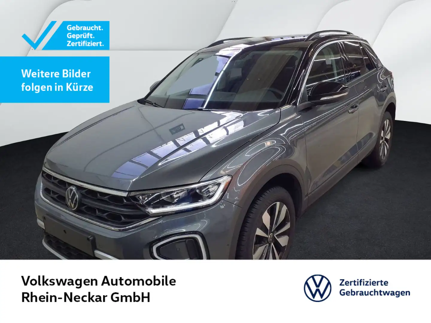 Volkswagen T-Roc 2.0 TDI GOAL DSG Navi AHK Kamera uvm Grau - 1