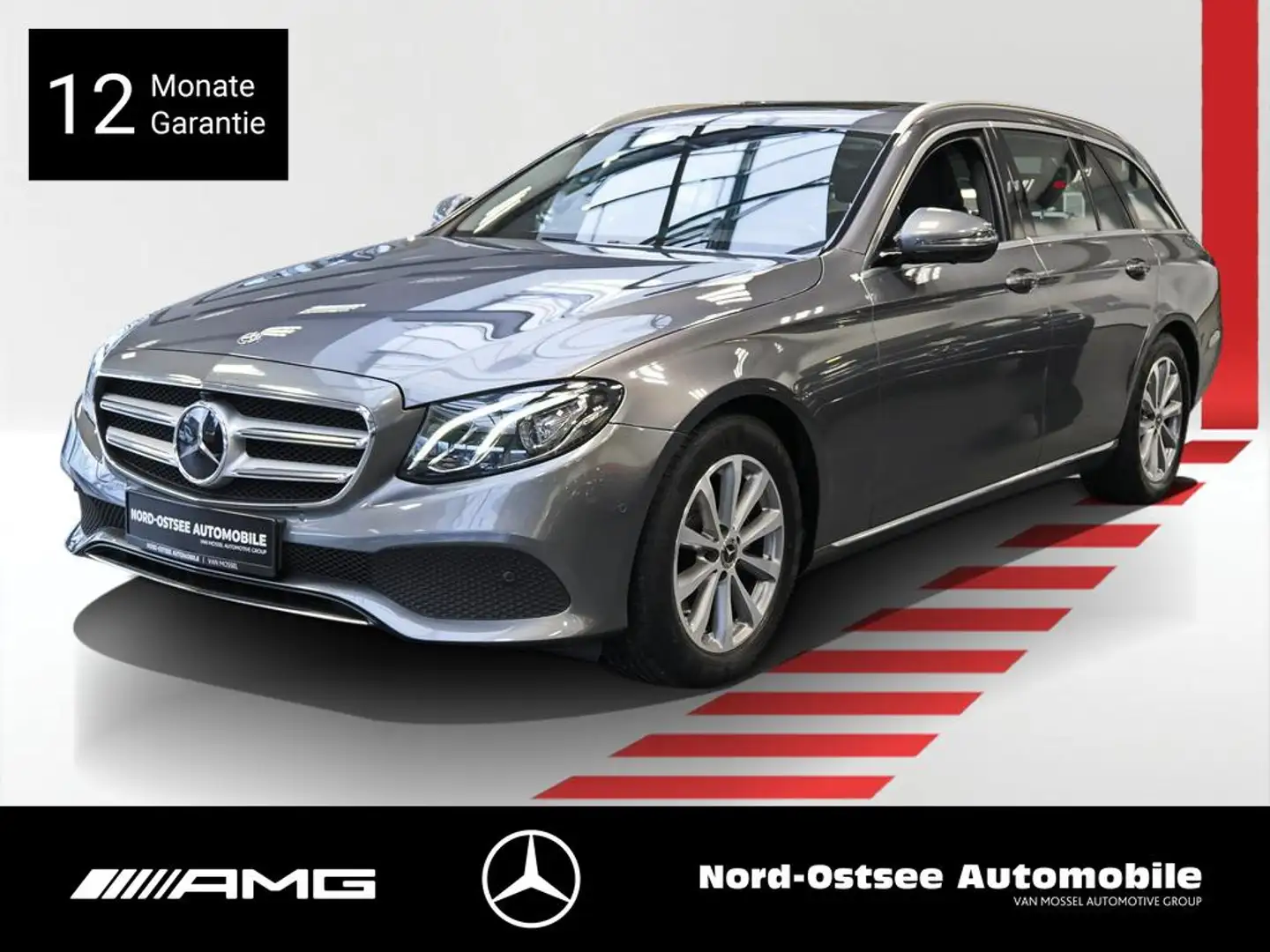 Mercedes-Benz E 220 d T AVANTGARDE COMAND SHD DISTR KAMERA LED Grigio - 1