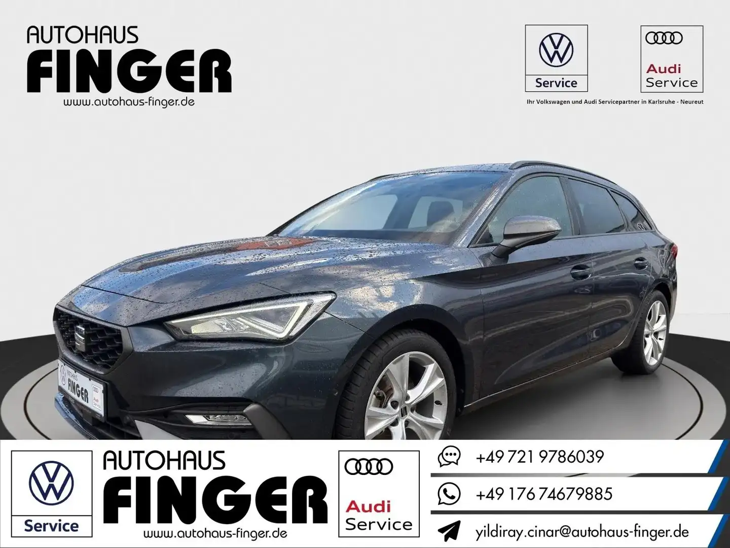 SEAT Leon Sportstourer 1.5 eTSI DSG FR*LED/NAVI/SHZ* Grau - 1