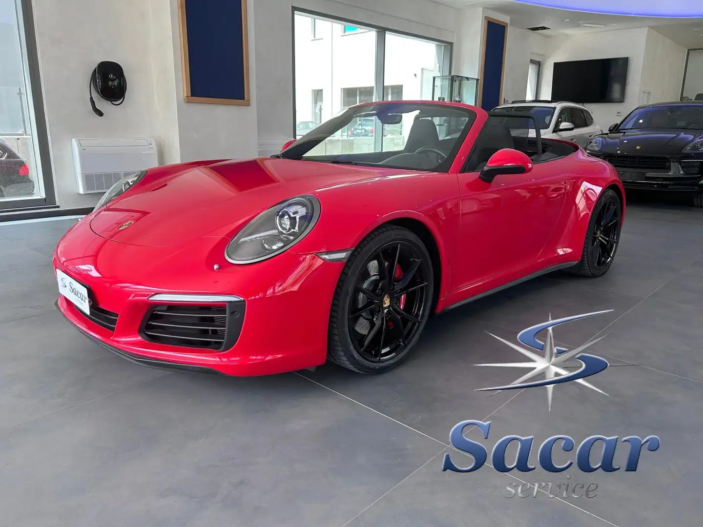 Porsche 911 911 Cabrio 3.0 Carrera 4S auto Rosso - 1