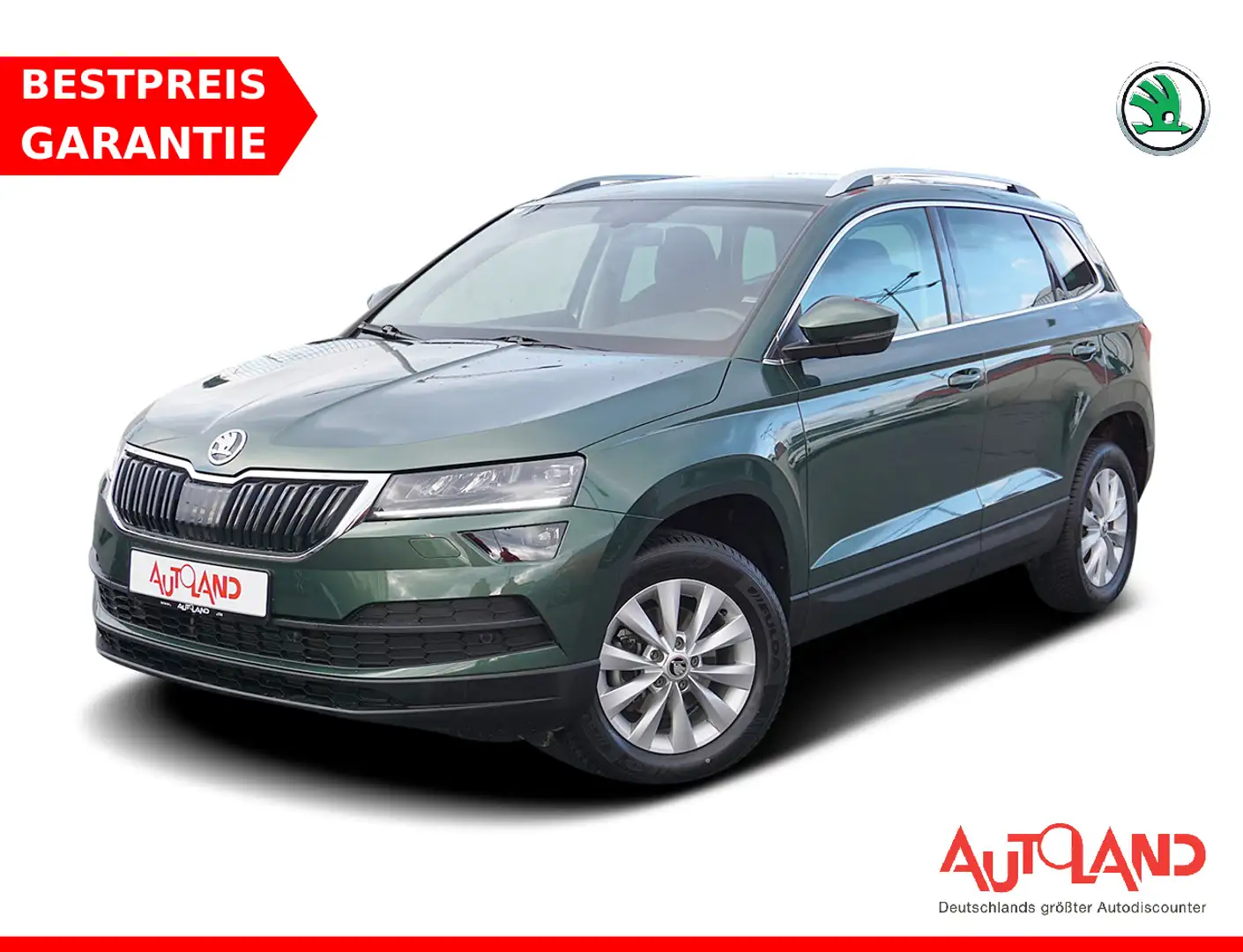 Skoda Karoq 1.5 TSI ACT Style LED Navi Kamera SHZ Groen - 1