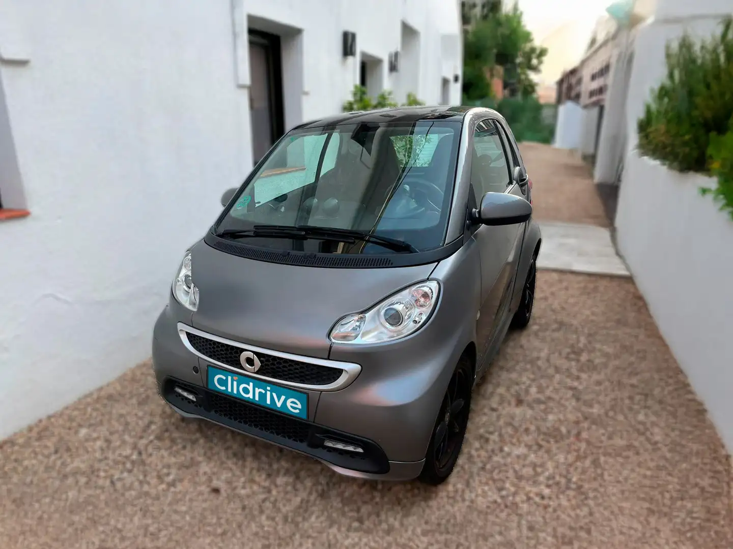 smart forTwo Coupé 52 mhd Passion Aut. Gris - 2